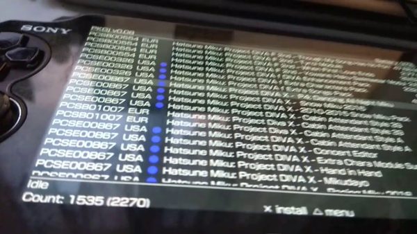 Flash Ps Vita 3.60 3.73 hack jailbreak Henkaku paris – Image 2